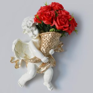 Angel Resin Sculpture Flower Pot