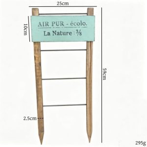 French-Style Solid Wood Ladder Decorations Creative Wooden Signs Climbing Frames Garden Decorations Exquisite Wooden Handicrafts
