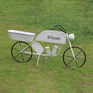Hot-Selling New Wrought Iron Flower Stand Bicycle Flower Pot Stand Garden Outdoor Patio Decorations Ornaments Photography Props