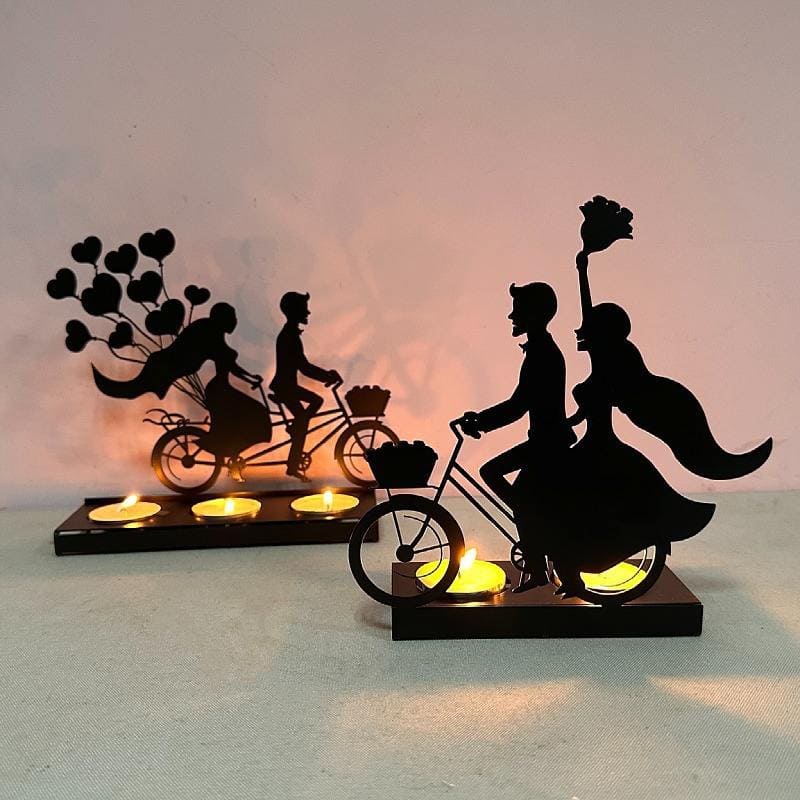 Creative Metal Crafts Valentine's Day Fun Human Shaped Candlesticks Romantic Simple Ornaments Wedding Table Home Party Decor - Image 6