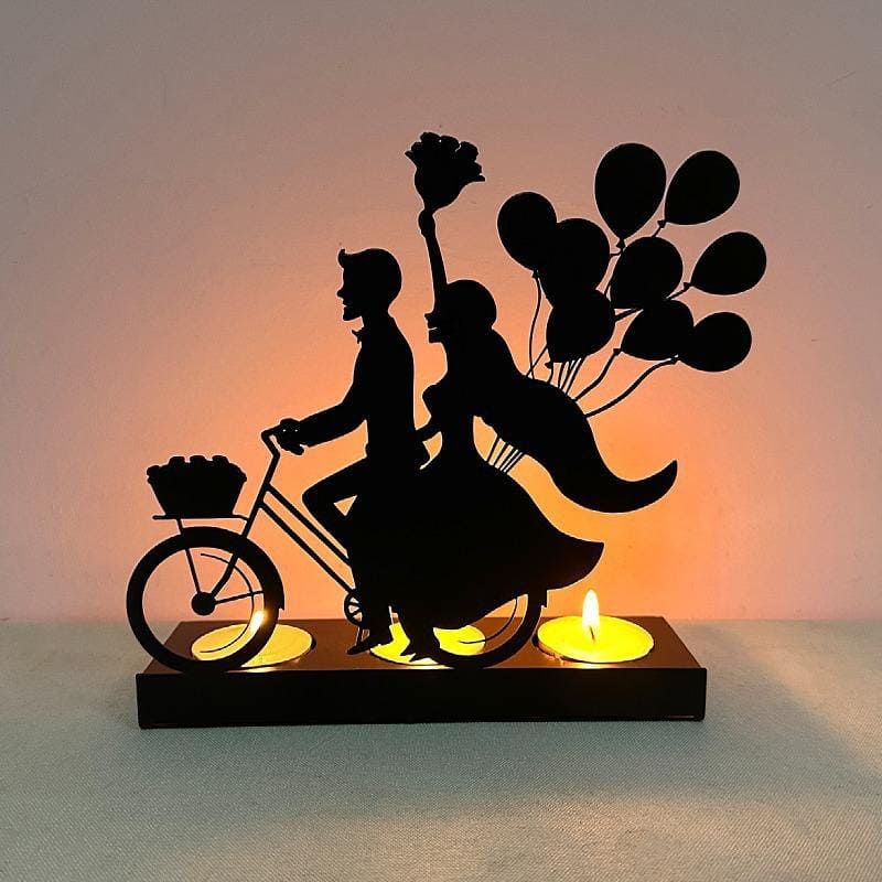 Creative Metal Crafts Valentine's Day Fun Human Shaped Candlesticks Romantic Simple Ornaments Wedding Table Home Party Decor - Image 4